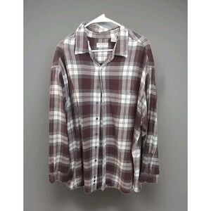 Covington Men's Sz‎ 3XL LT Plaid Multicolor Button Down Shirt